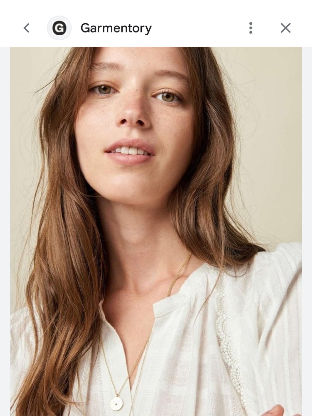 Sessun Kiminzo Blouse 
Lightweight Peasant Blouse.